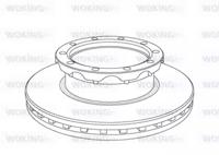 Woking NSA1062.20 Brake disc