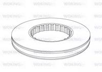 Woking NSA1146.10 Диск гальмівний