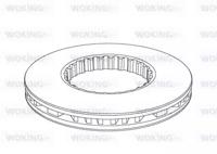 Woking NSA1146.20 Диск гальмівний Woking NSA1146.20 Диск гальмівний