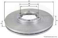 Comline ADC0702V Brake disc