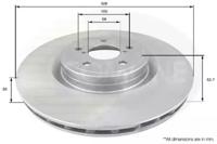 Comline ADC0815V Диск тормозной