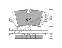 Trusting 1049.0 Brake pads
