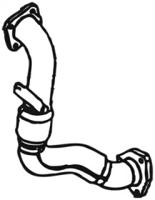 Walker 02955 Випускна труба відпрацьованих газів