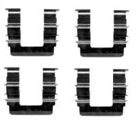 Textar 82510400 Монтажний комплект гальмівних колодок