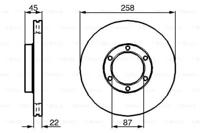 Bosch 0 986 478 271 Brake disc