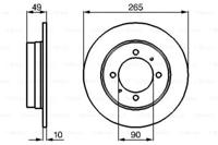 Bosch 0 986 478 272 Brake disc