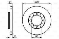 Bosch 0 986 478 277 Диск гальмівний Bosch 0 986 478 277 Диск гальмівний