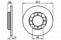 Bosch 0 986 478 282 Brake disc
