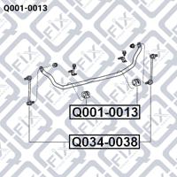 Q-FIX Q001-0013 Bushing stabilizer