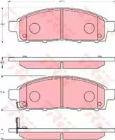 TRW GDB7704 Brake pads
