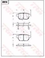 TRW GDB7729 Колодки гальмівні TRW GDB7729 Колодки гальмівні