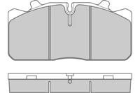 ETF 125286 Brake pads