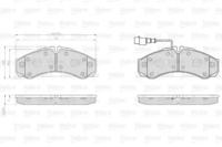 Valeo 872000 Brake pads