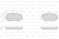 Valeo 872240 Колодки гальмівні
