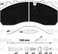 Valeo 882203 Brake pads
