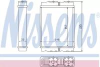 Nissens 72050 Радіатор пічки Nissens 72050 Радіатор пічки