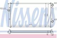 Nissens 652461 Радиатор охлаждения двигателя Nissens 652461 Радиатор охлаждения двигателя