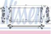 Nissens 63555A Радиатор охлаждения двигателя