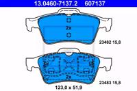 Ate 13.0460-7137.2 Колодки тормозные