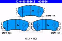 Ate 13.0460-5926.2 Brake pads