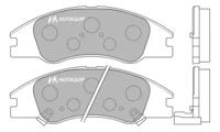 Motaquip LVXL1232 Brake pads