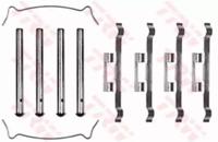 TRW PFK136 Монтажний комплект гальмівних колодок