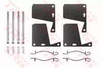 TRW PFK255 Комплект монтажный дисковых тормозных колодок TRW PFK255 Комплект монтажный дисковых тормозных колодок