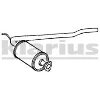 Klarius 230815 Средний глушитель выхлопных газов