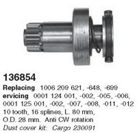 Cargo 136854Z Бендикс стартера