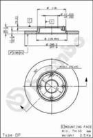Brembo 08.5877.10 Brake disc
