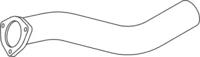 Dinex 80275 Exhaust pipe