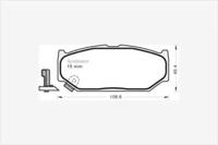 MGA 1102 Колодки гальмівні