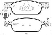 MGA 1240 Колодки тормозные