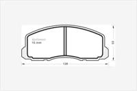 MGA 261 Колодки гальмівні