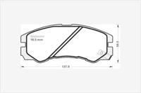 MGA 456 Колодки гальмівні