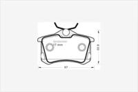 MGA 575 Brake pads