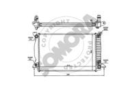 Somora 021540E Радіатор Somora 021540E Радіатор