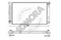 Somora 021540H Радіатор охолодження двигуна Somora 021540H Радіатор охолодження двигуна