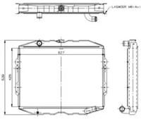 Wilmink Group WG1721267 Радиатор охлаждения двигателя Wilmink Group WG1721267 Радиатор охлаждения двигателя