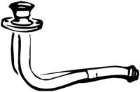 Walker 12251 Exhaust pipe