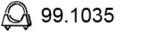 Asso 99.1035 Муфта системи випуску
