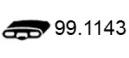 Asso 99.1143 Кронштейн системи випуску відпрацьованих газів Asso 99.1143 Кронштейн системи випуску відпрацьованих газів
