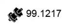 Asso 99.1217 Кронштейн системи випуску відпрацьованих газів