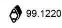 Asso 99.1220 Кронштейн системи випуску відпрацьованих газів