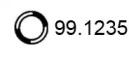 Asso 99.1235 Кронштейн системи випуску відпрацьованих газів