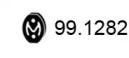 Asso 99.1282 Кронштейн системи випуску відпрацьованих газів