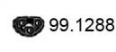 Asso 99.1288 Кронштейн системи випуску відпрацьованих газів