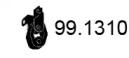 Asso 99.1310 Кронштейн системи випуску відпрацьованих газів
