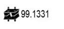 Asso 99.1331 Кронштейн системи випуску відпрацьованих газів