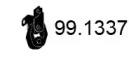 Asso 99.1337 Кронштейн системи випуску відпрацьованих газів